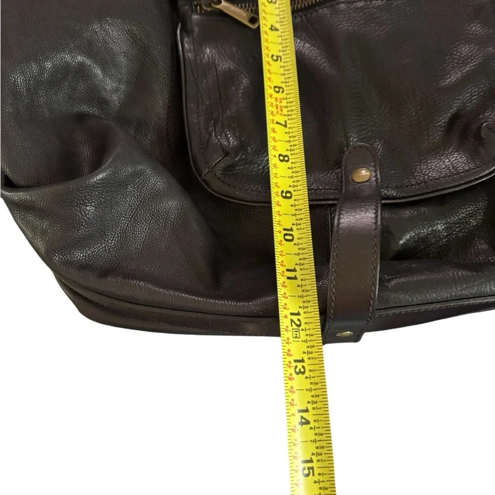 Gorgeous Black Gryson Leather Shoulder Bag with Braided Handle